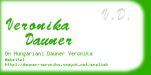 veronika dauner business card